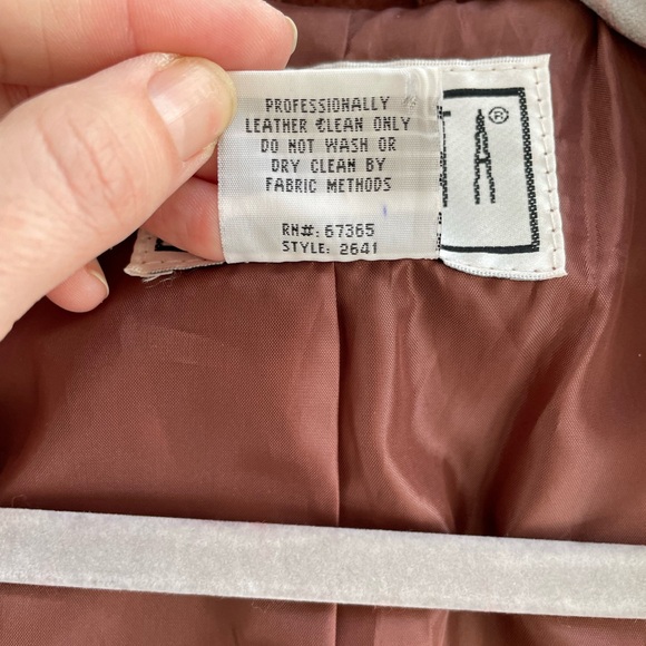 BB Dakota mauve rust genuine suede leather trench coat - Picture 5 of 8